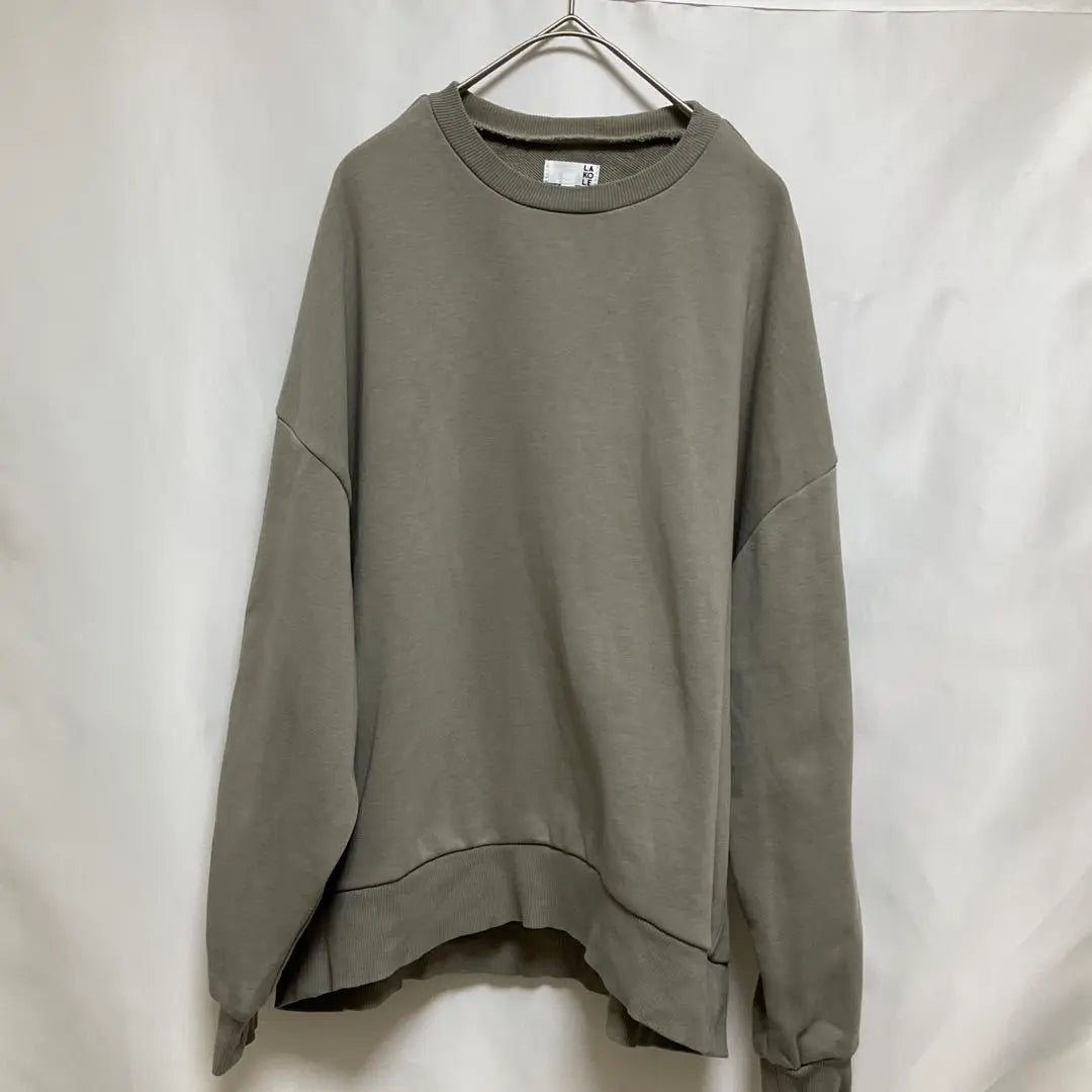 LACOLE Tops Mujer Sudadera Verde Otoño Invierno Otoño Invierno | LACOLE ラコレ レディース トップス スウェット グリーン 秋 冬 秋冬