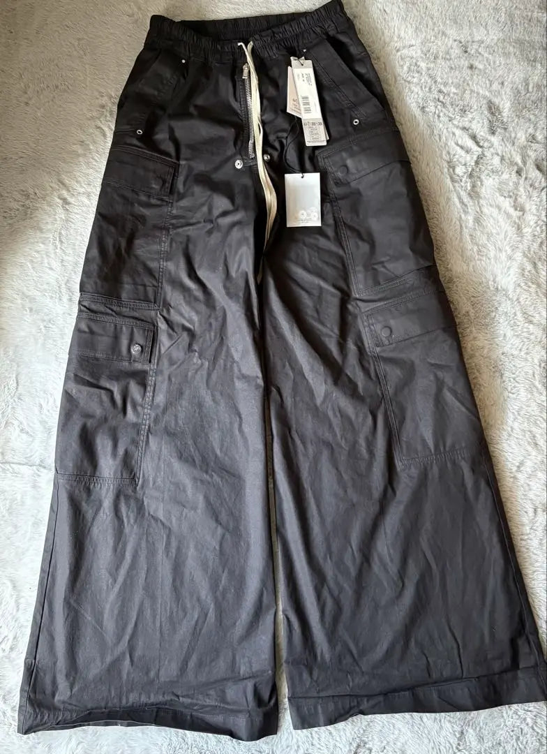 rick owens black work pants