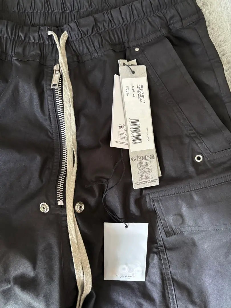 rick owens black work pants