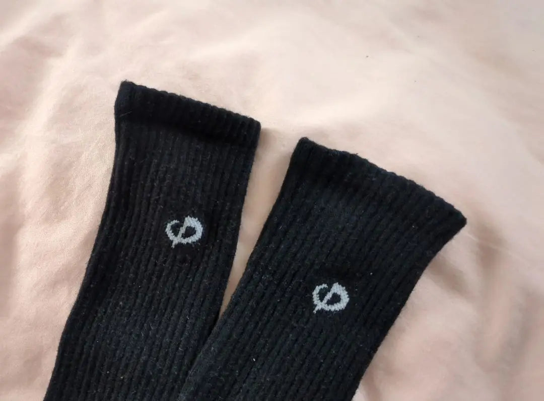 [Phiten] Volleyball Black Long Socks