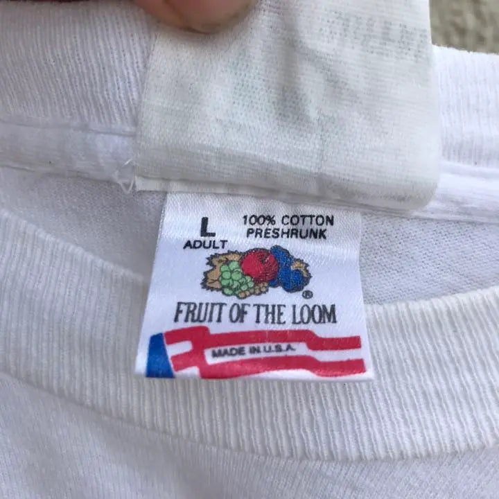 USA FRUIT OF THE LOOM T -shirt 90S Single Stitch | USA製 FRUIT OF THE LOOM Tシャツ 90s シングルステッチ