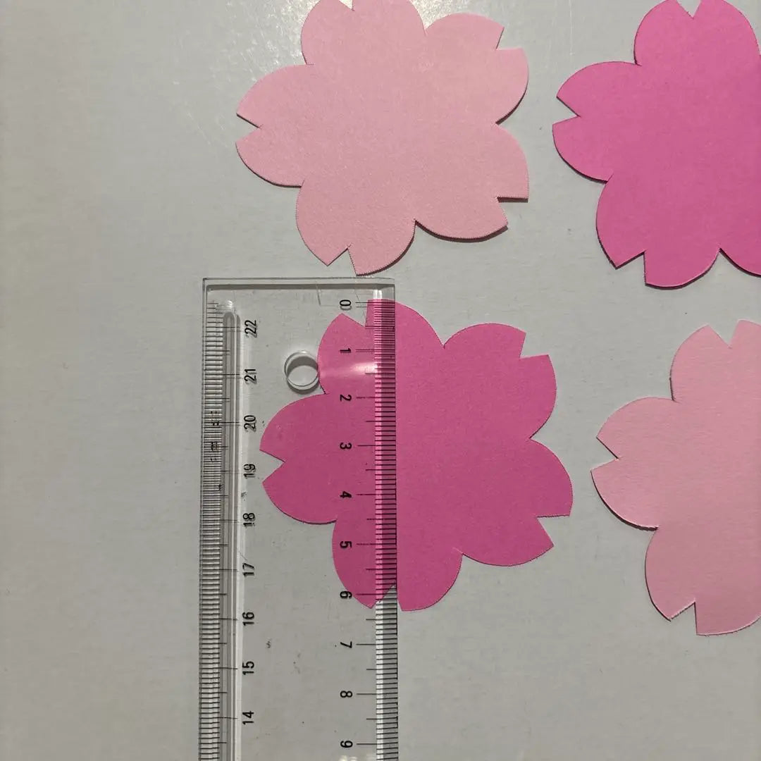 Wall decoration [Sakura ②] Small flowers Spring March April Childcare materials Drawing paper