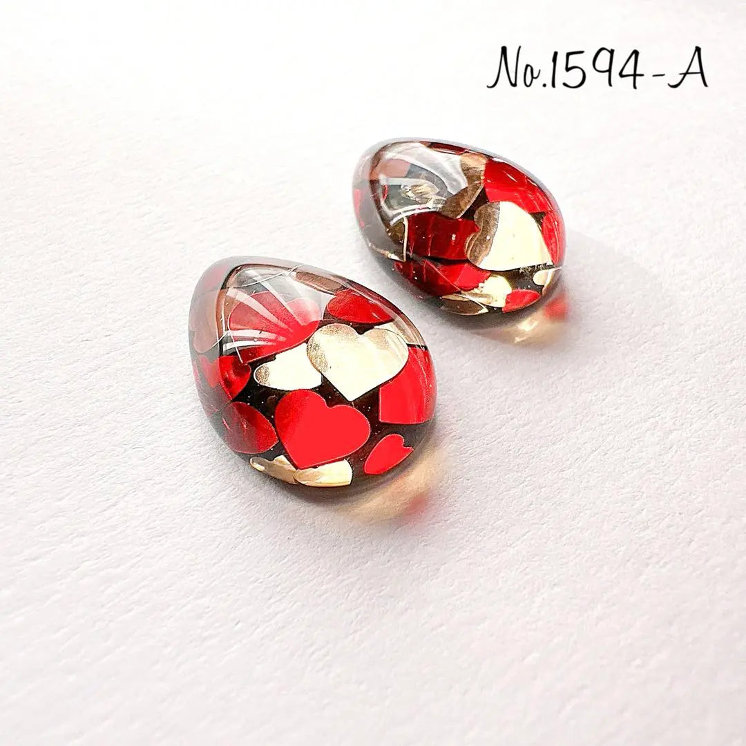 No.1594-A Resin Earrings Resin Earrings Handmade Earrings