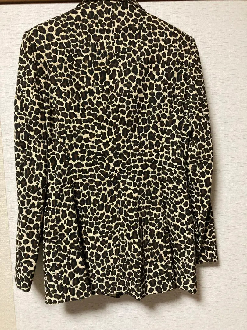 New Leopard print tailored jacket M