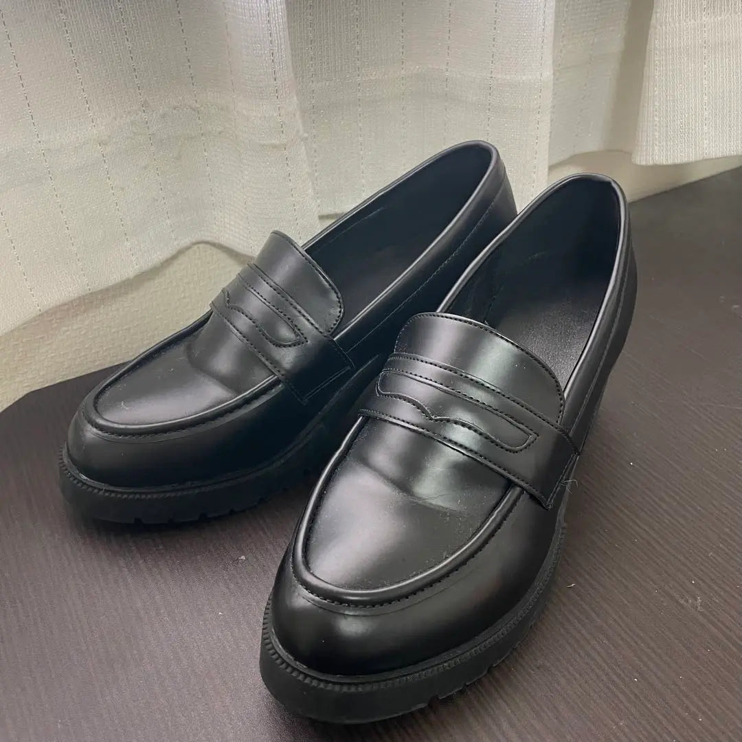 Loafers uniform black 22.5 23 23.5