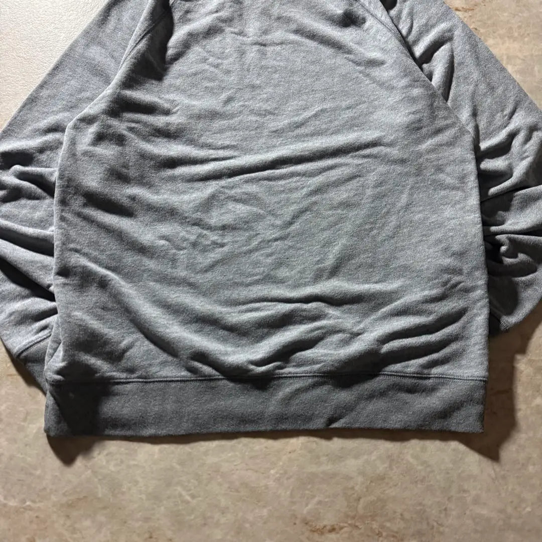 FADED GLORY Melange Sweatshirt M Gray Vintage Raglan Beautiful Plain CBOY