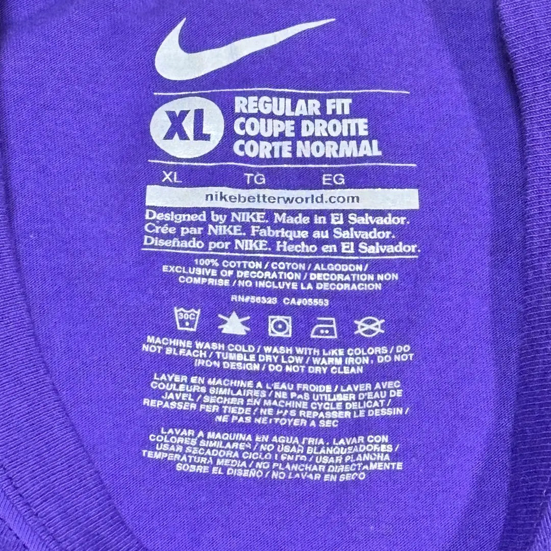 ✨Good condition✨NIKE Men's Purple T-shirt Large size