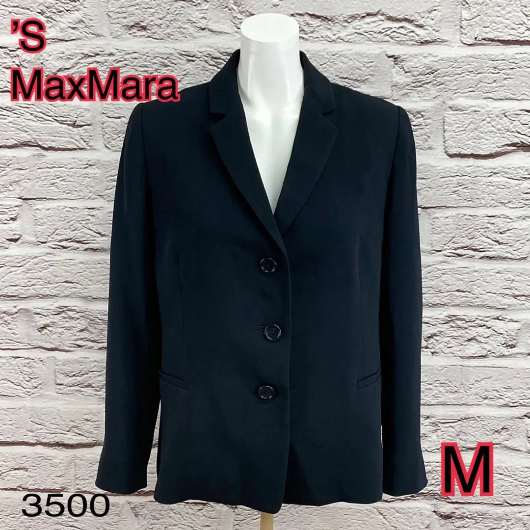 ☆ 7430s ☆'S MAXMARA Chaqueta Azul Marino