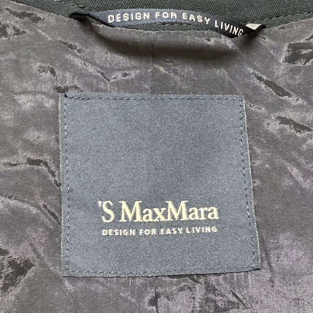 ☆ 7430s ☆'S MAXMARA Chaqueta Azul Marino