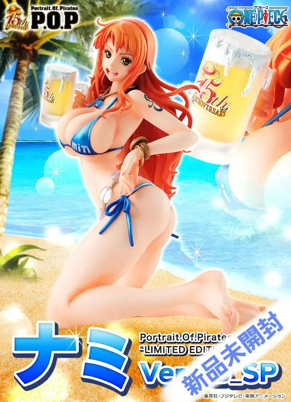 Figura pop sexy de one piece nami bb sp 15th completamente nueva sin abrir