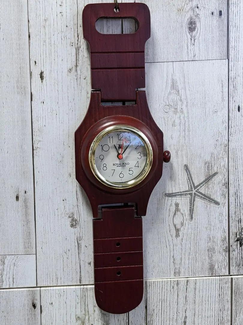 ROYAL POLO Reloj de Madera Reloj de Mesa Reloj de Pared | ROYAL POLO 木製 時計 置時計 壁掛け時計