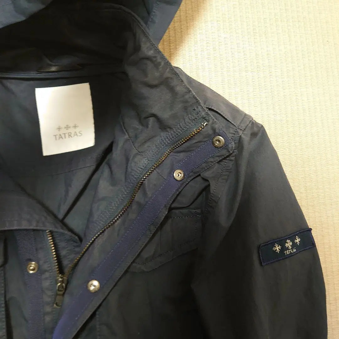 Parka de montaña azul oscuro TATRAS con plumón interior extraíble