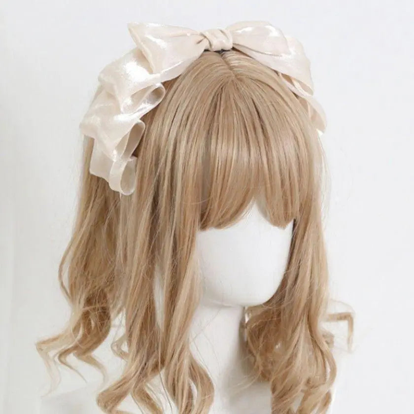 Ribbon Headband Hair Accessories Maid Lolita Head Dress Cosplay