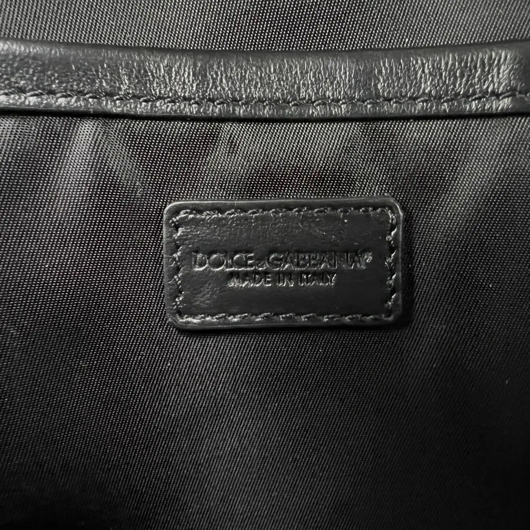 [Grado sin usar] Bolso para cadáveres D&amp;G con estampado Mayorica y placa de logotipo DG de nailon