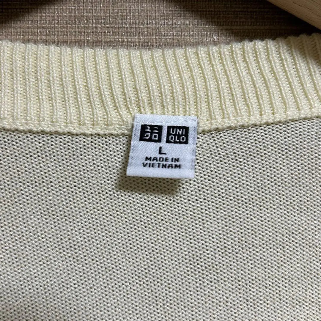 UNIQLO UV Protection Cardigan Long Sleeve Yellow L