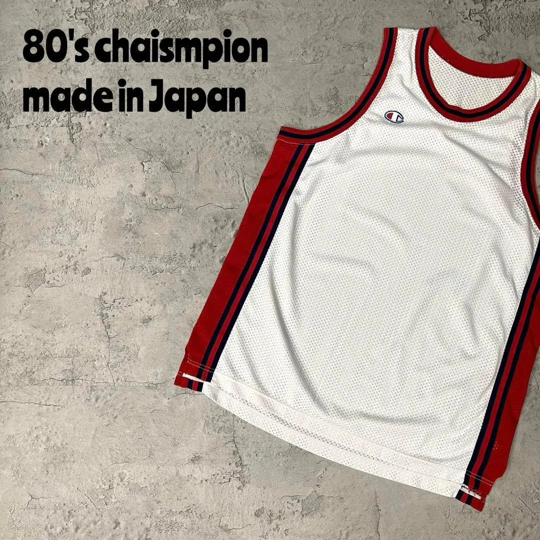 Camisa de juego bordada Chaismpion de los años 80 hecha en Japón Goldwyn Eyeball