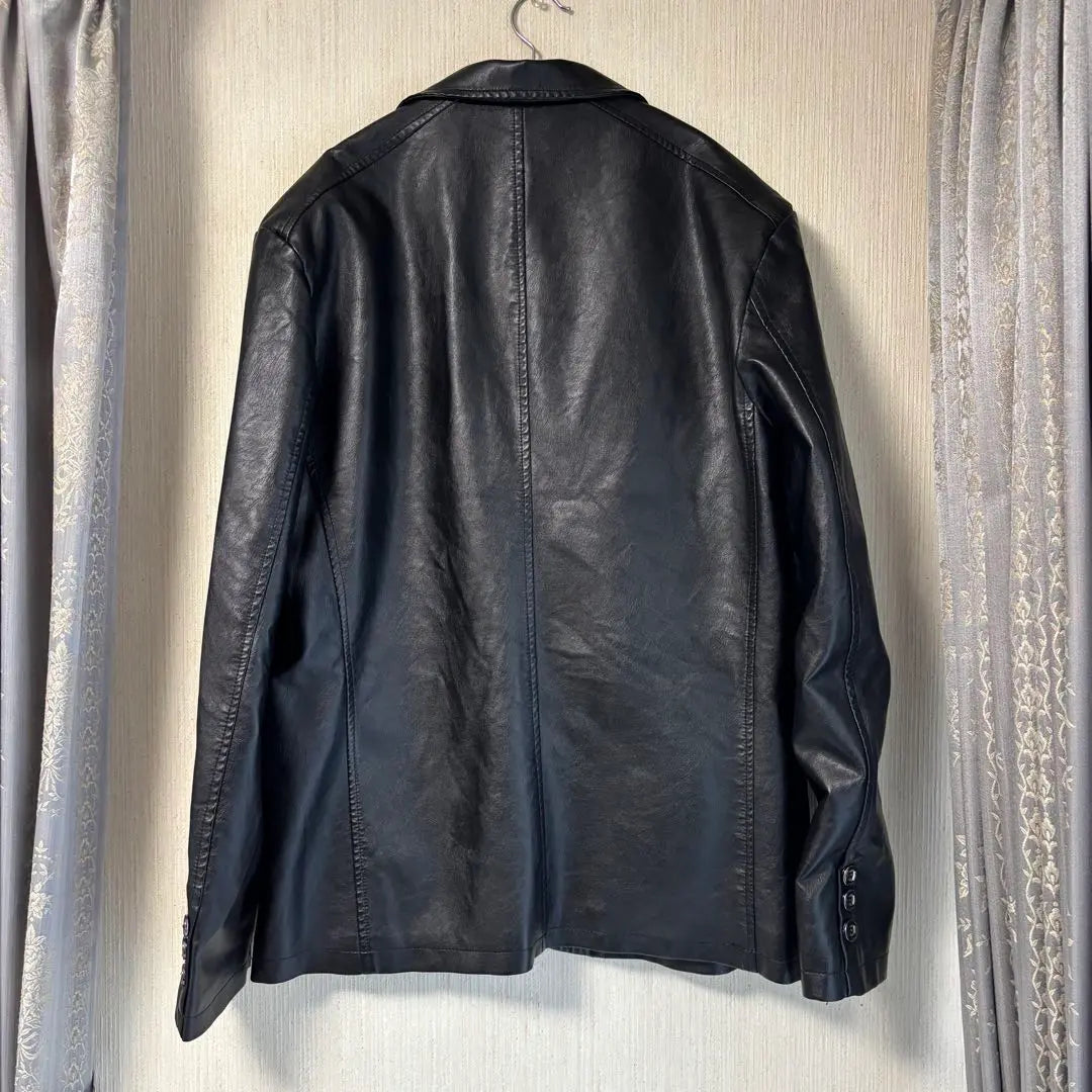 Men's Jacket Black Large Size