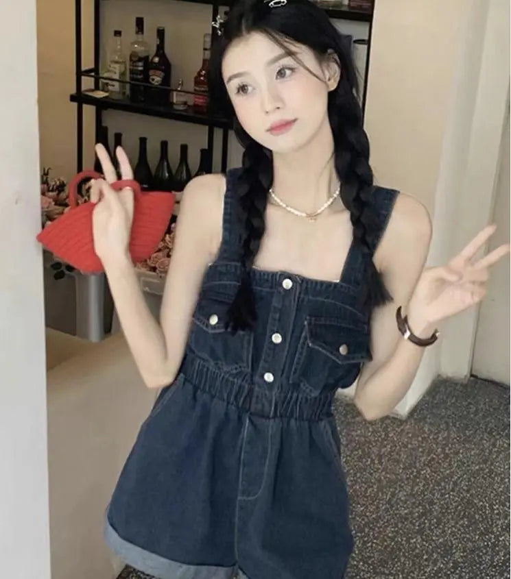 Large size women's overalls shorts spring/summer autumn new