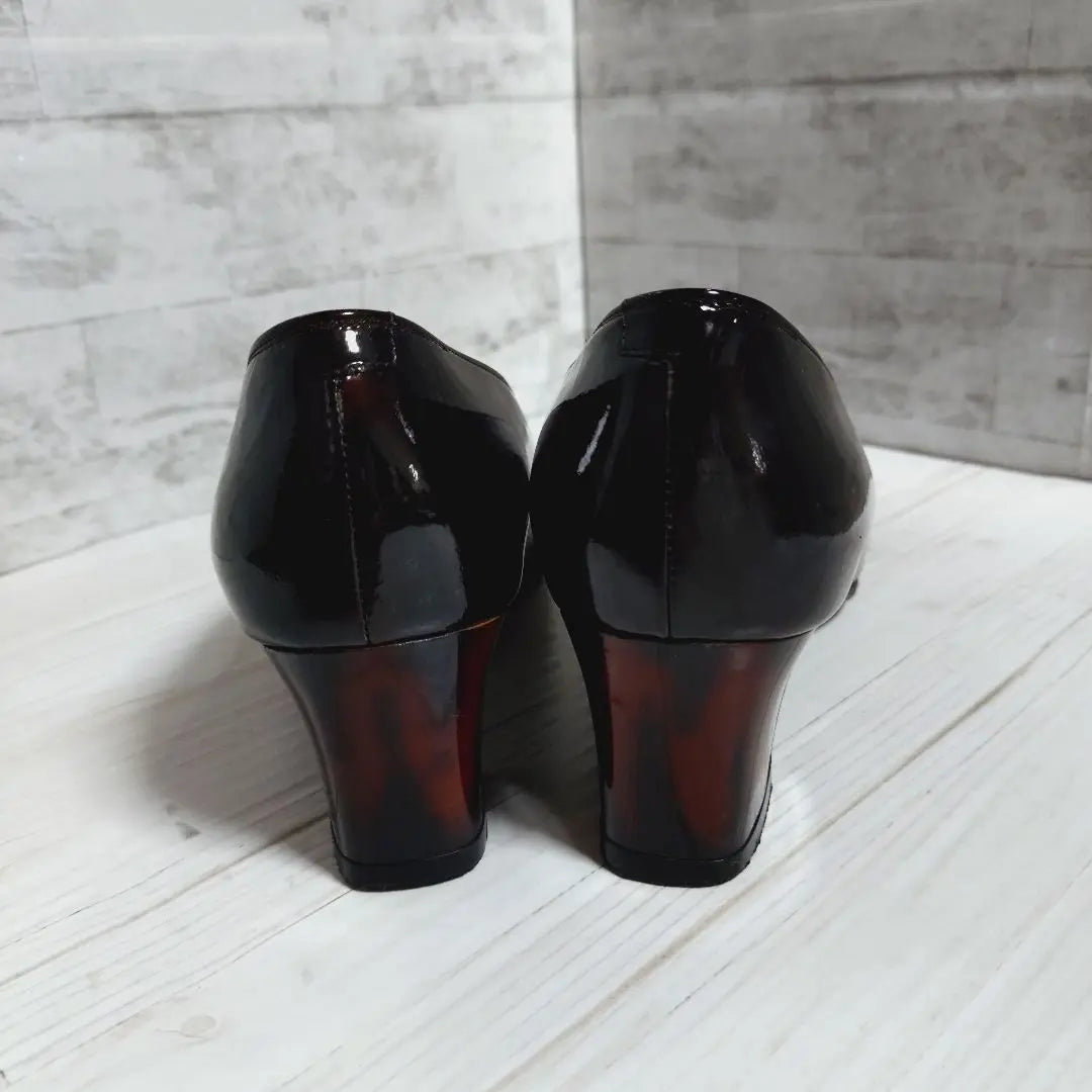 Ginza Kanematsu Enamel Pumps 22.5