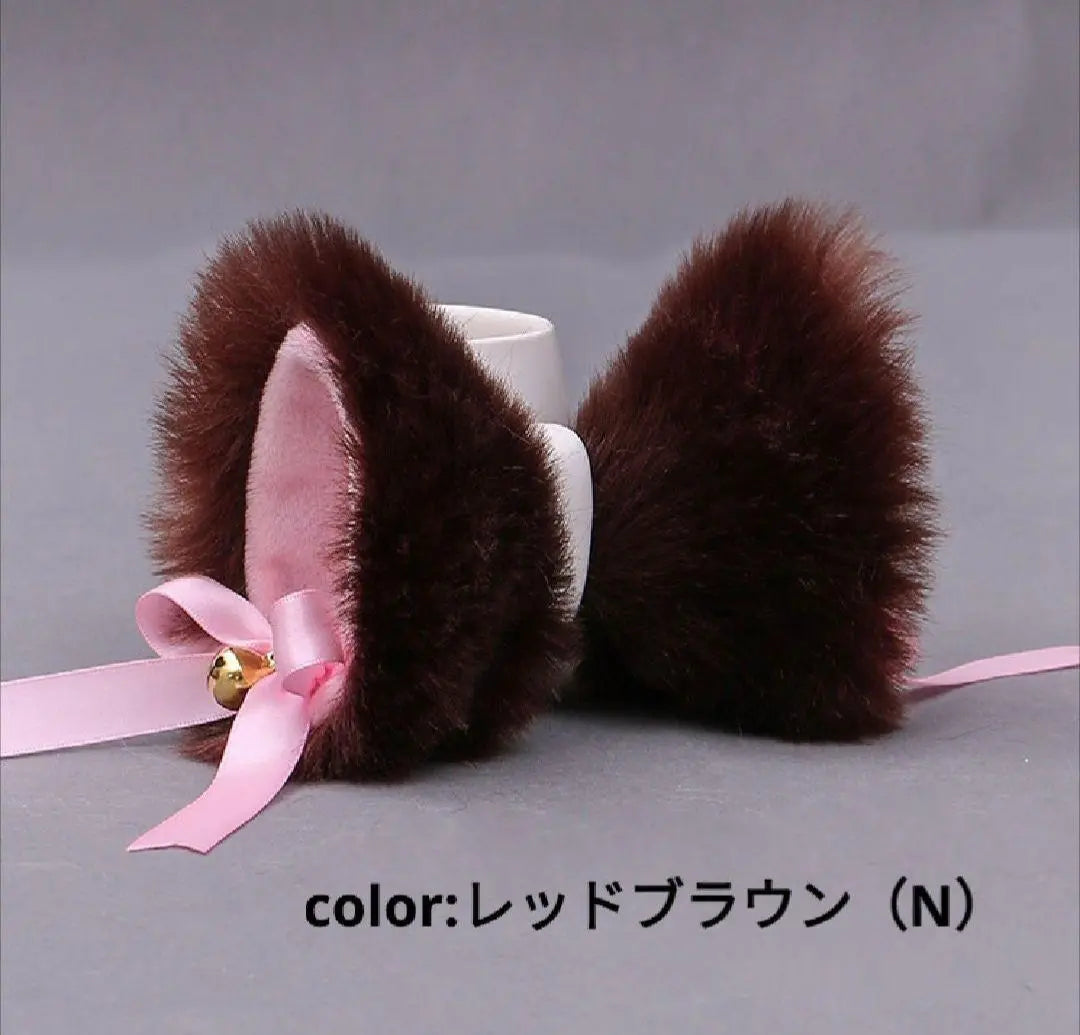 Cute cat ears and ribbons with patchy clips and headbands are now available! N