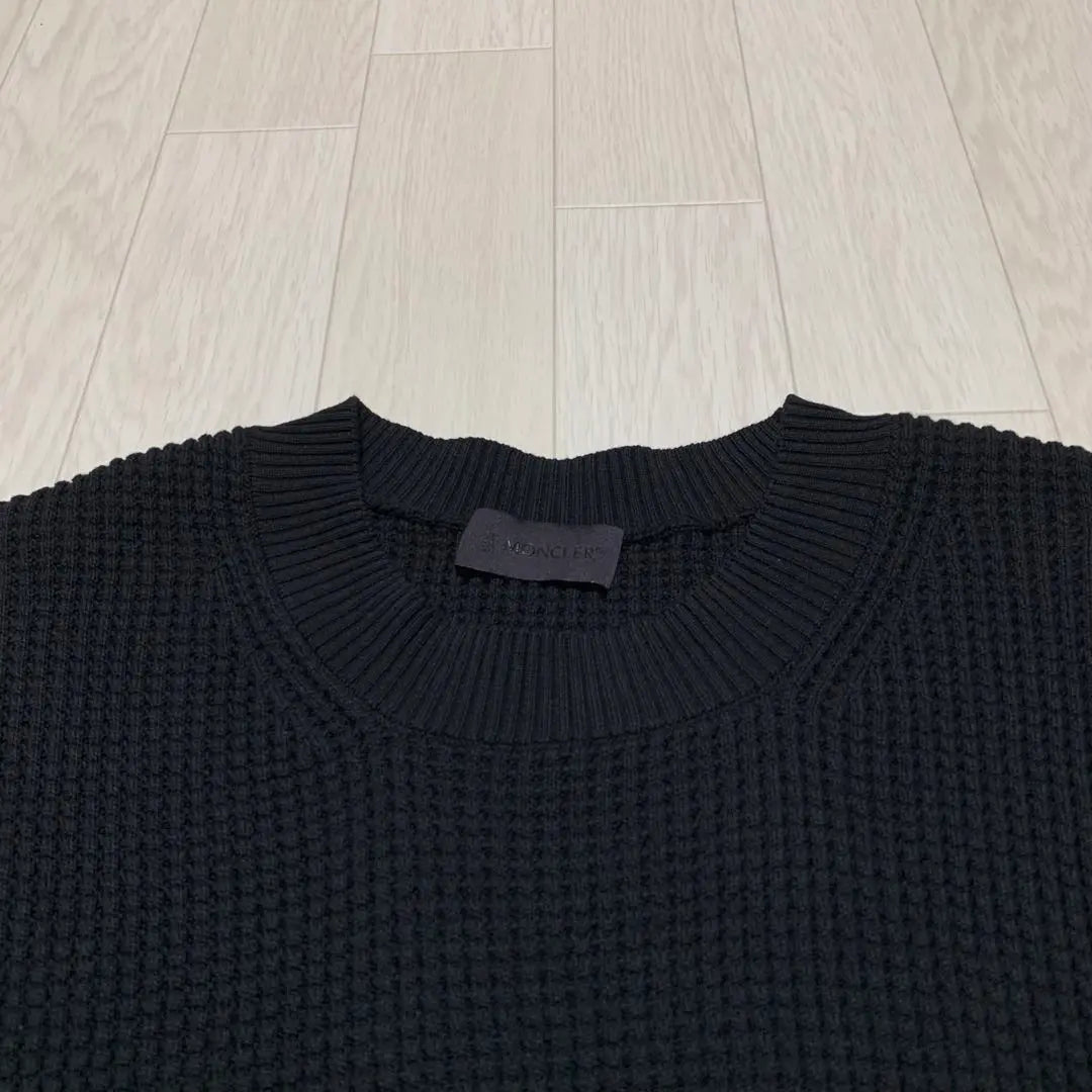 Extreme Beauty Moncler 2022 Jersey de punto Negro XL 3P219 | Nuevo modelo 2022 ニット セーター ブラック XL 3P219