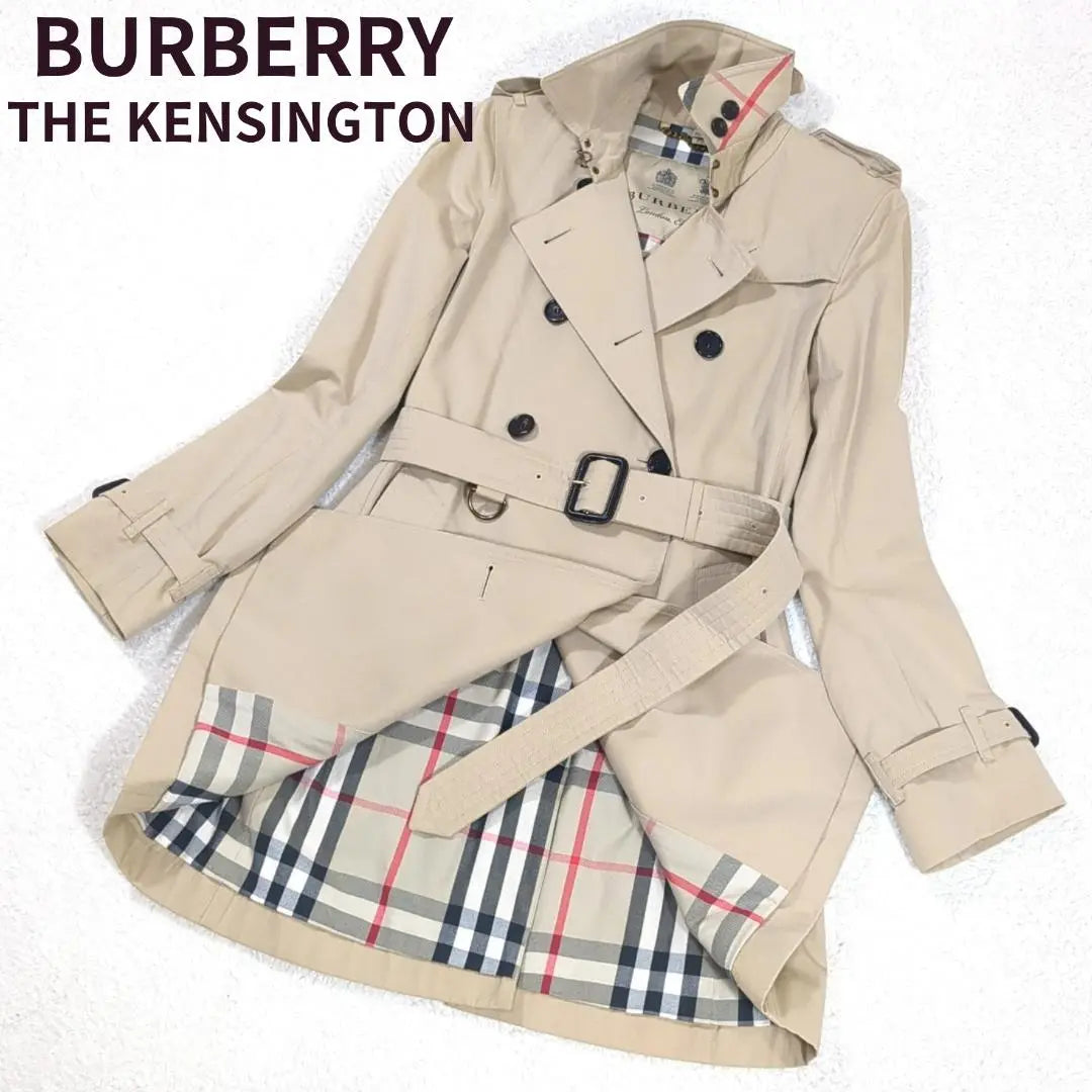 Extremadamente hermoso BURBERRY Burberry Trench Court Kenzington Novachk | 極美品 BURBERRY バーバリー トレンチコート ケンジントン ノバチェック