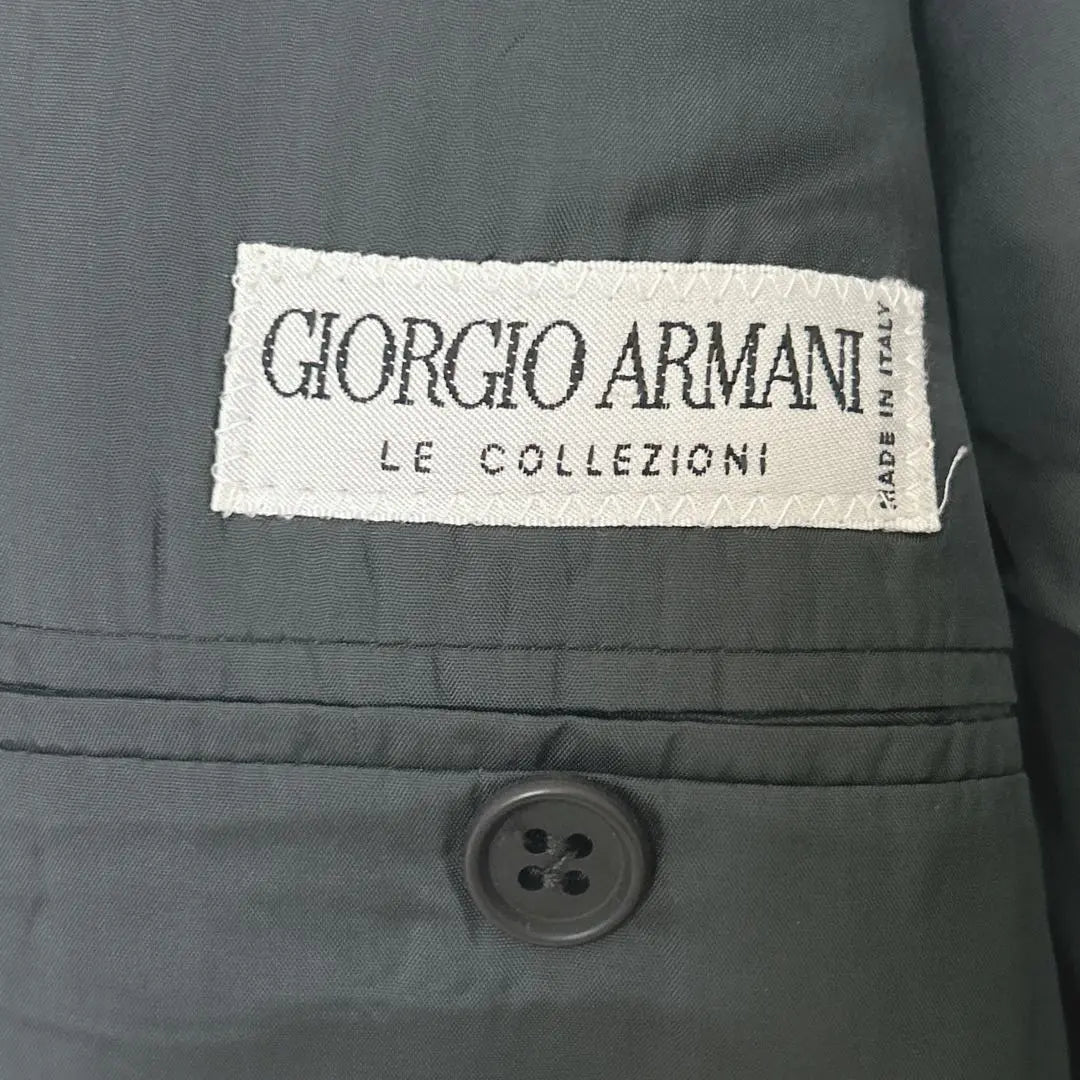 r414 [Giorgio Armani] Chaqueta de doble sastrería fabricada en Italia, años 90