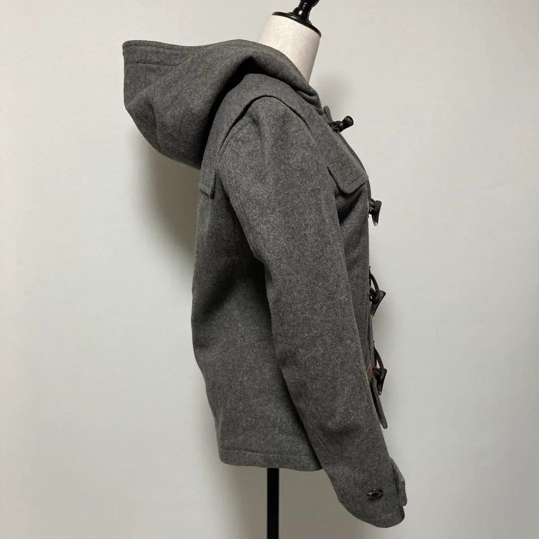 [Extreme] Attachment Duffle Coat Silver Botan Size 2 | 【極美品】アタッチメント　ダッフルコート　シルバー 　トグルボタン　サイズ２