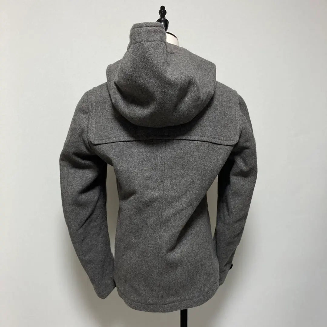 [Extreme] Attachment Duffle Coat Silver Botan Size 2 | 【極美品】アタッチメント　ダッフルコート　シルバー 　トグルボタン　サイズ２