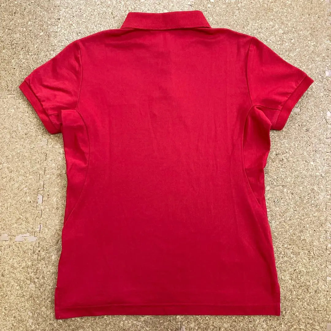 [Good condition] Munsingwear polo shirt L women's red | 【美品】マンシングウェア munsingwear ポロシャツ Lレディース 赤