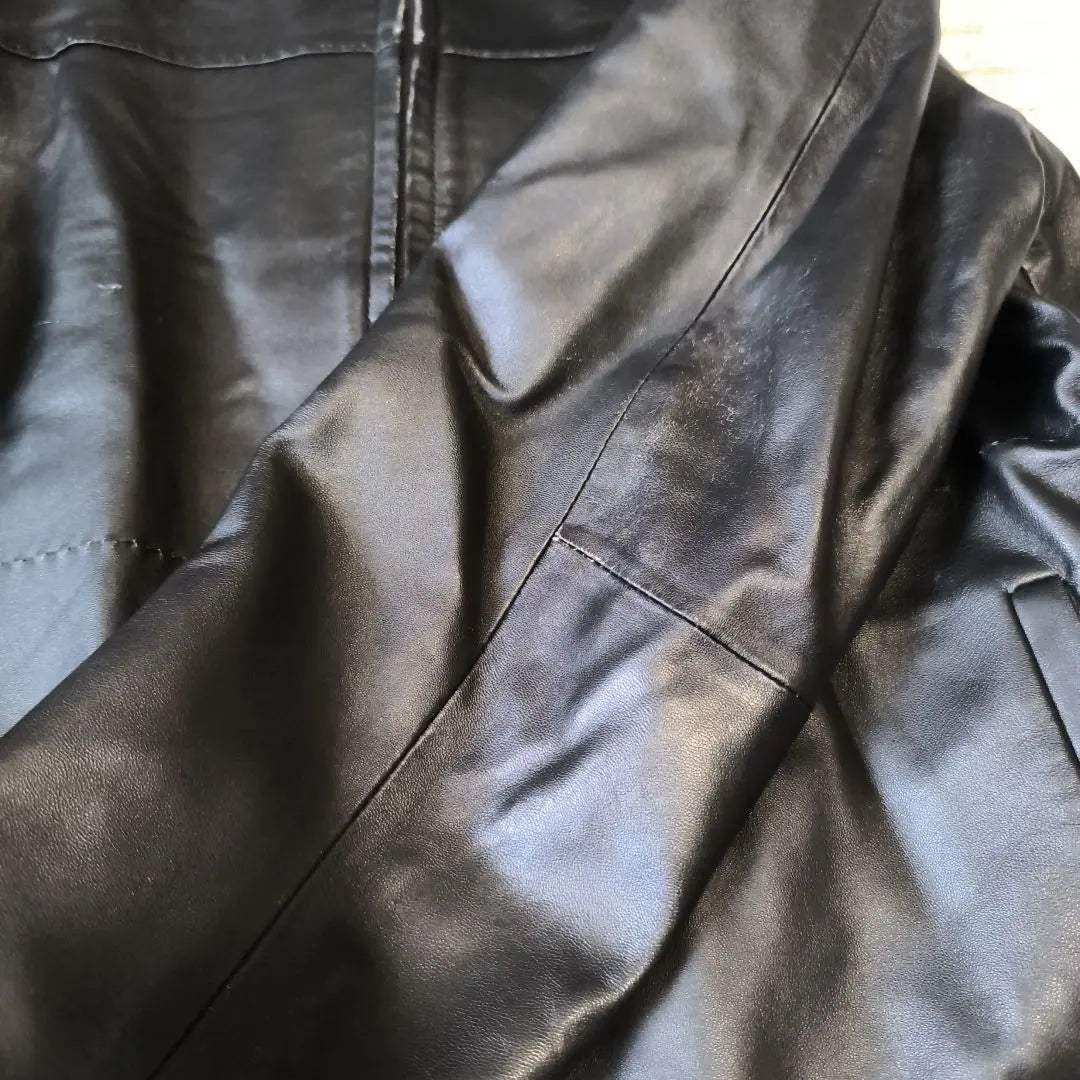 Men's Leather Jacket Single Rider Lamb Leather Sheep Leather