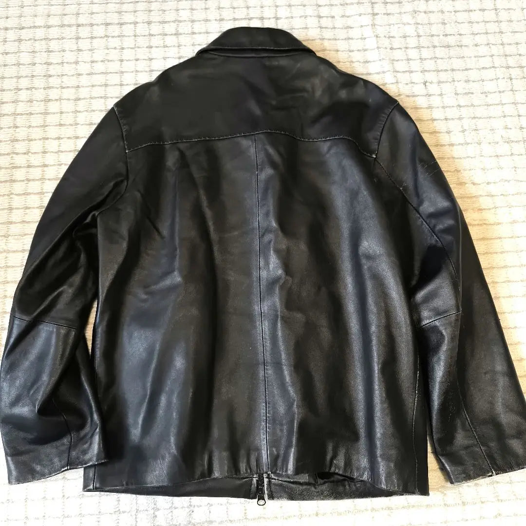 Men's Leather Jacket Single Rider Lamb Leather Sheep Leather