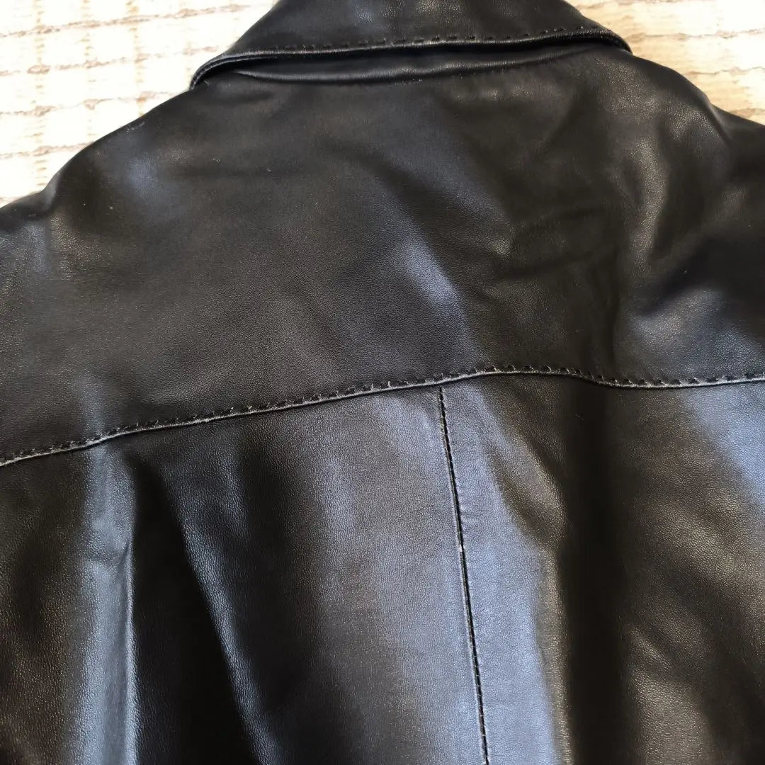 Men's Leather Jacket Single Rider Lamb Leather Sheep Leather