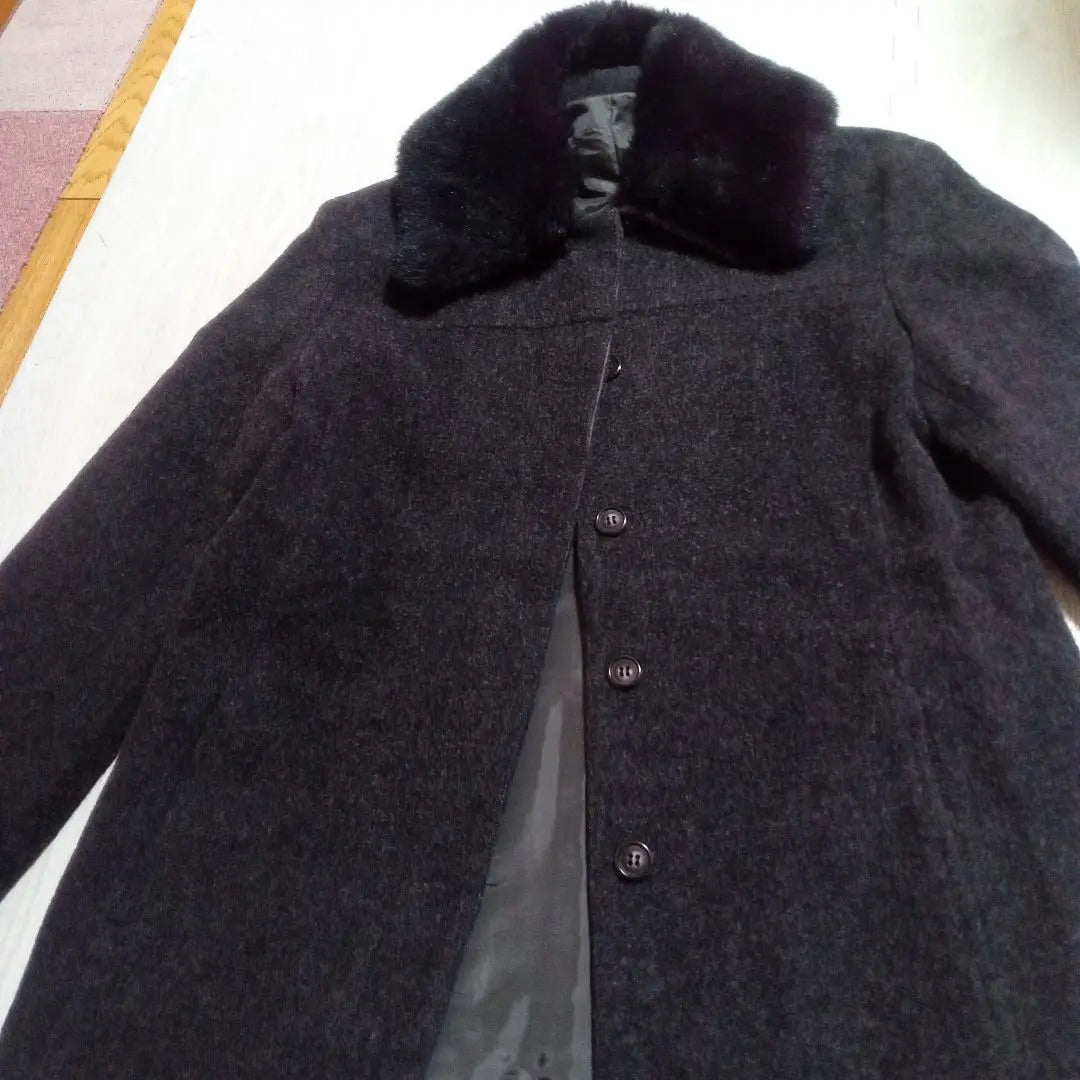 Wool jacket with fur size 9 Graduation ceremony Entrance ceremony