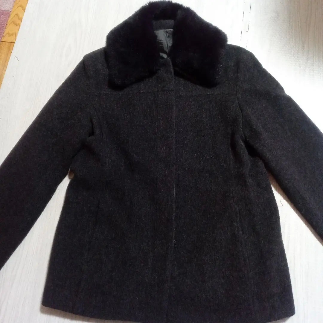 Wool jacket with fur size 9 Graduation ceremony Entrance ceremony