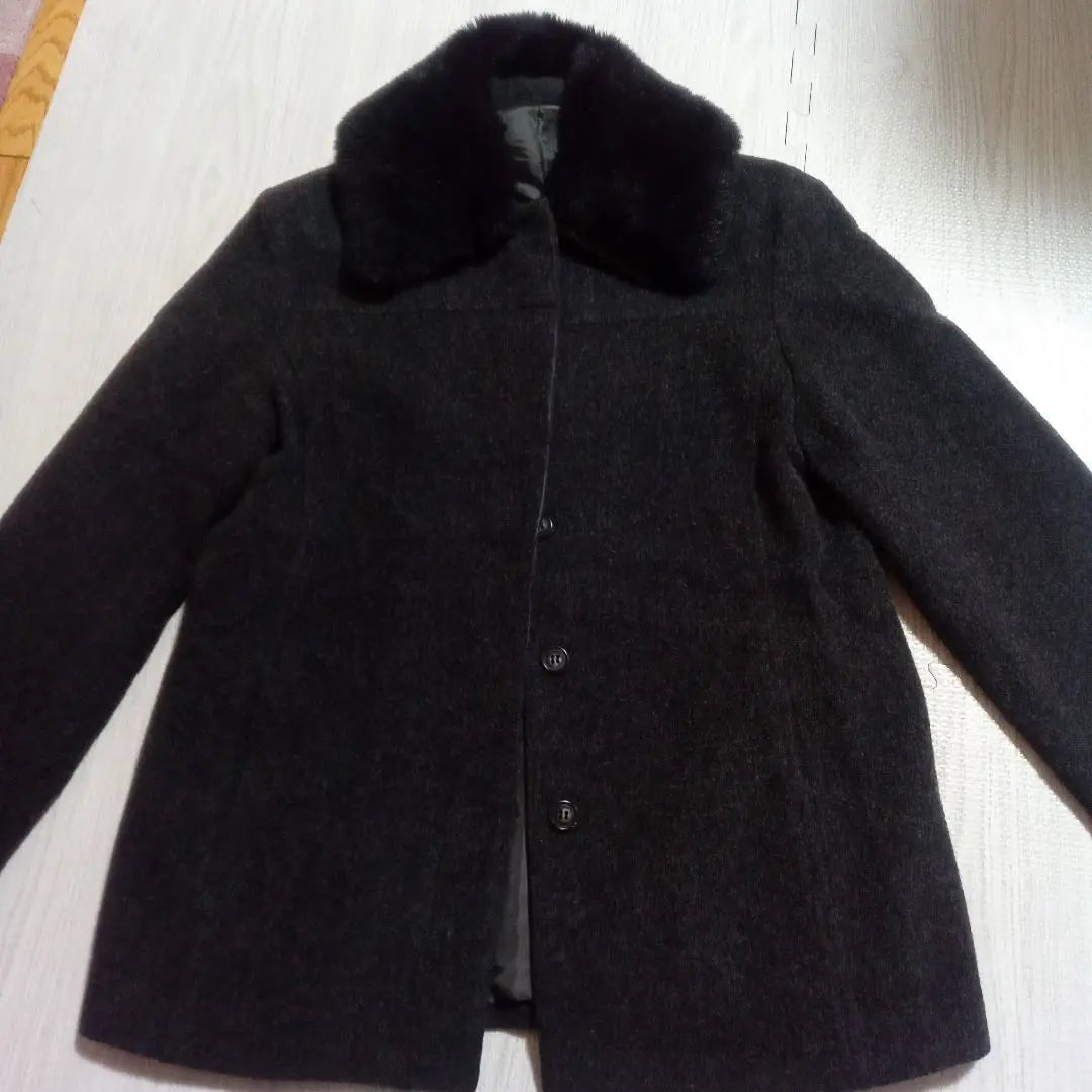 Wool jacket with fur size 9 Graduation ceremony Entrance ceremony