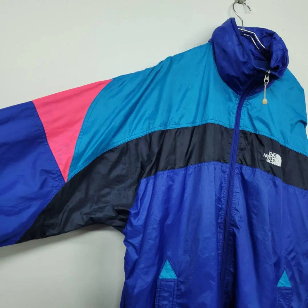 [Used clothing] The North Face Embroidered Nylon Jacket Multi Blue