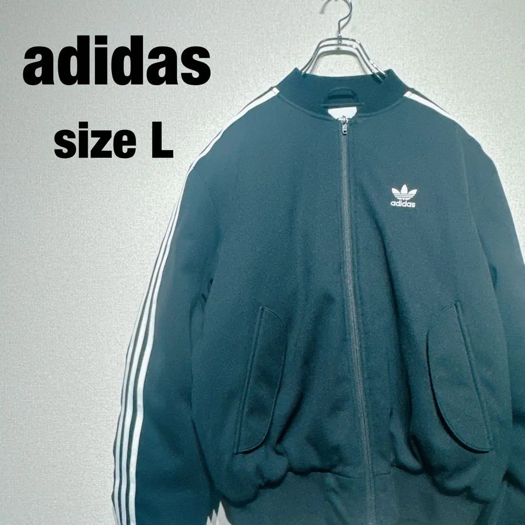 ⭐︎Muy popular⭐︎Chaqueta bomber acolchada adidas MA-1 con logotipo del trébol