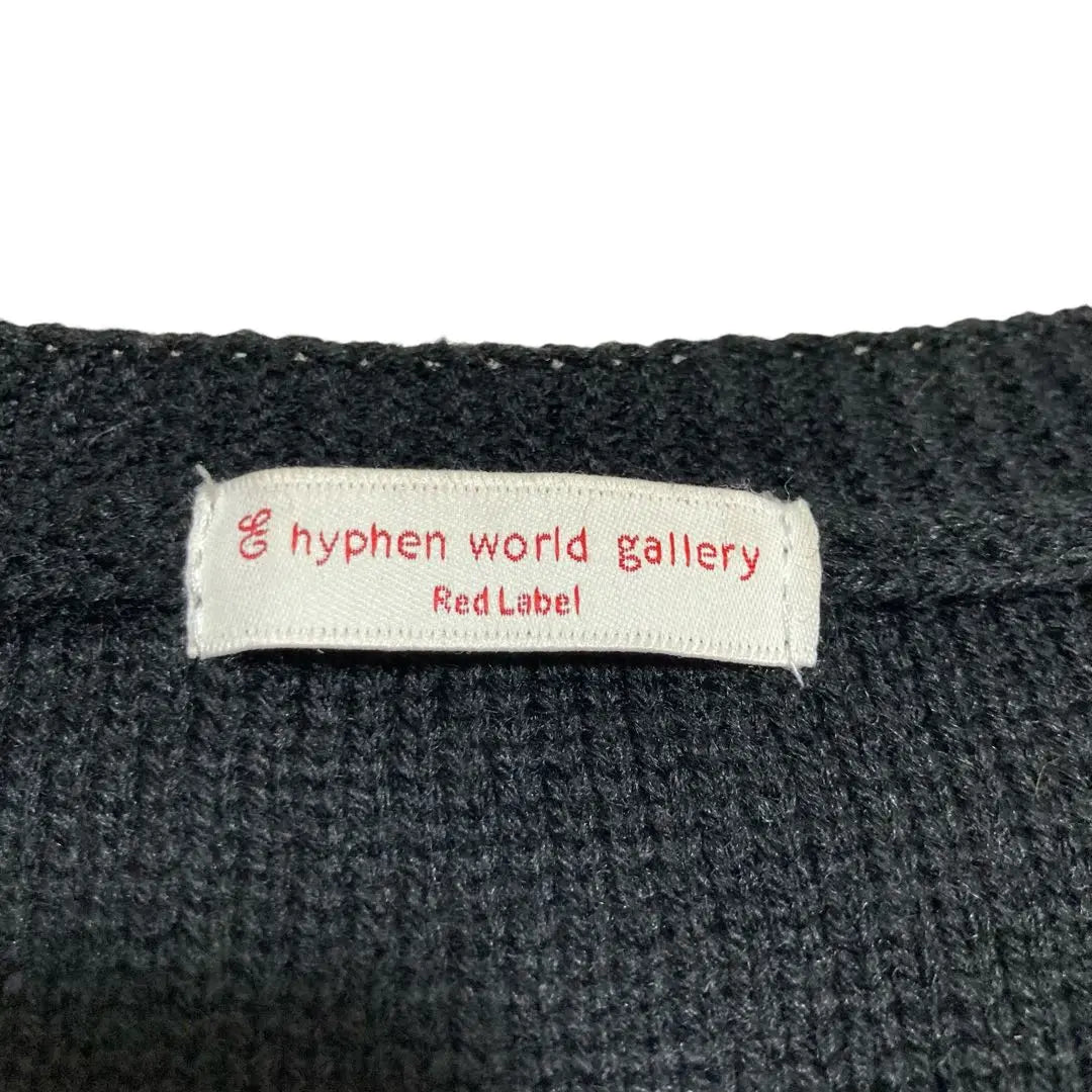 P2096 E-Hyphen World Gallery Red Label [L] Cardigan