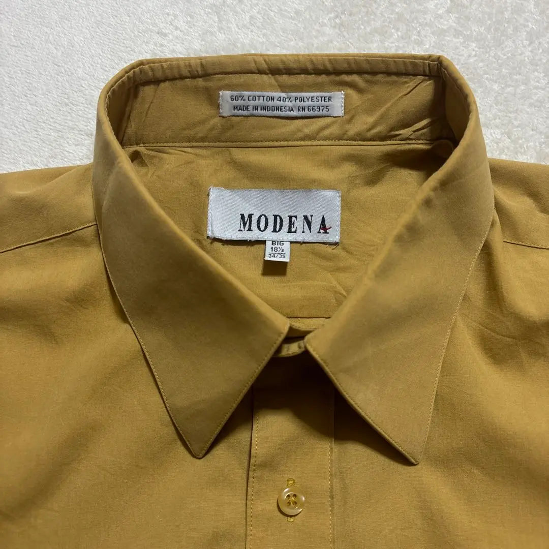 Camisa casual MODENA color caqui para hombre talla 2XL