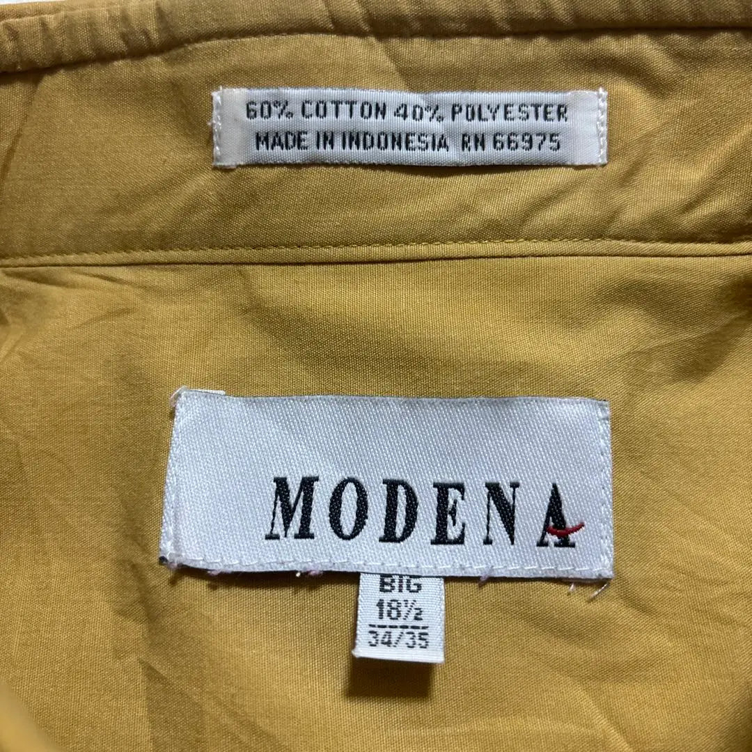 MODENA Casual Shirt Khaki Men's 2XL