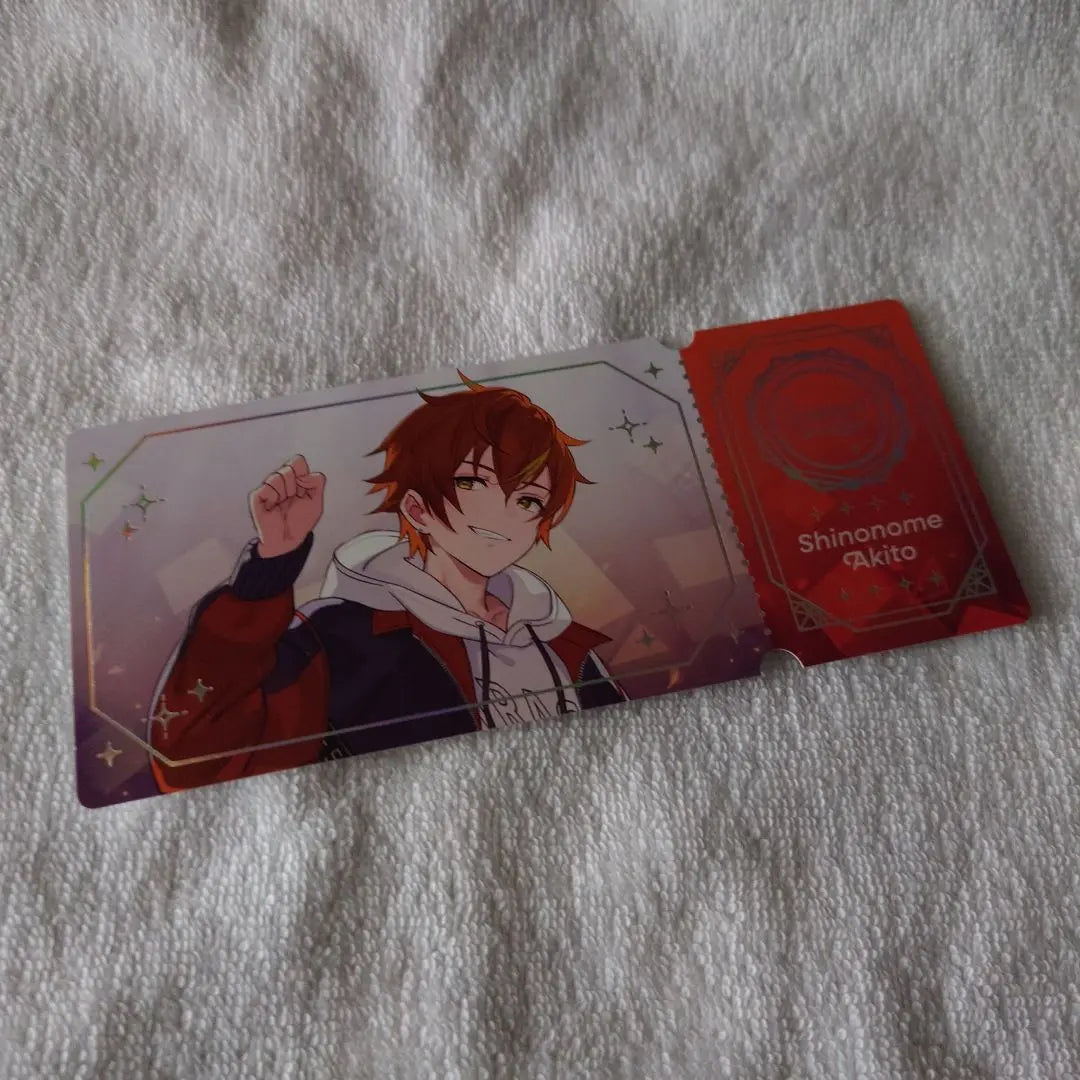 Project Seka Shinonome Akito Connect Live Ticket Style Card