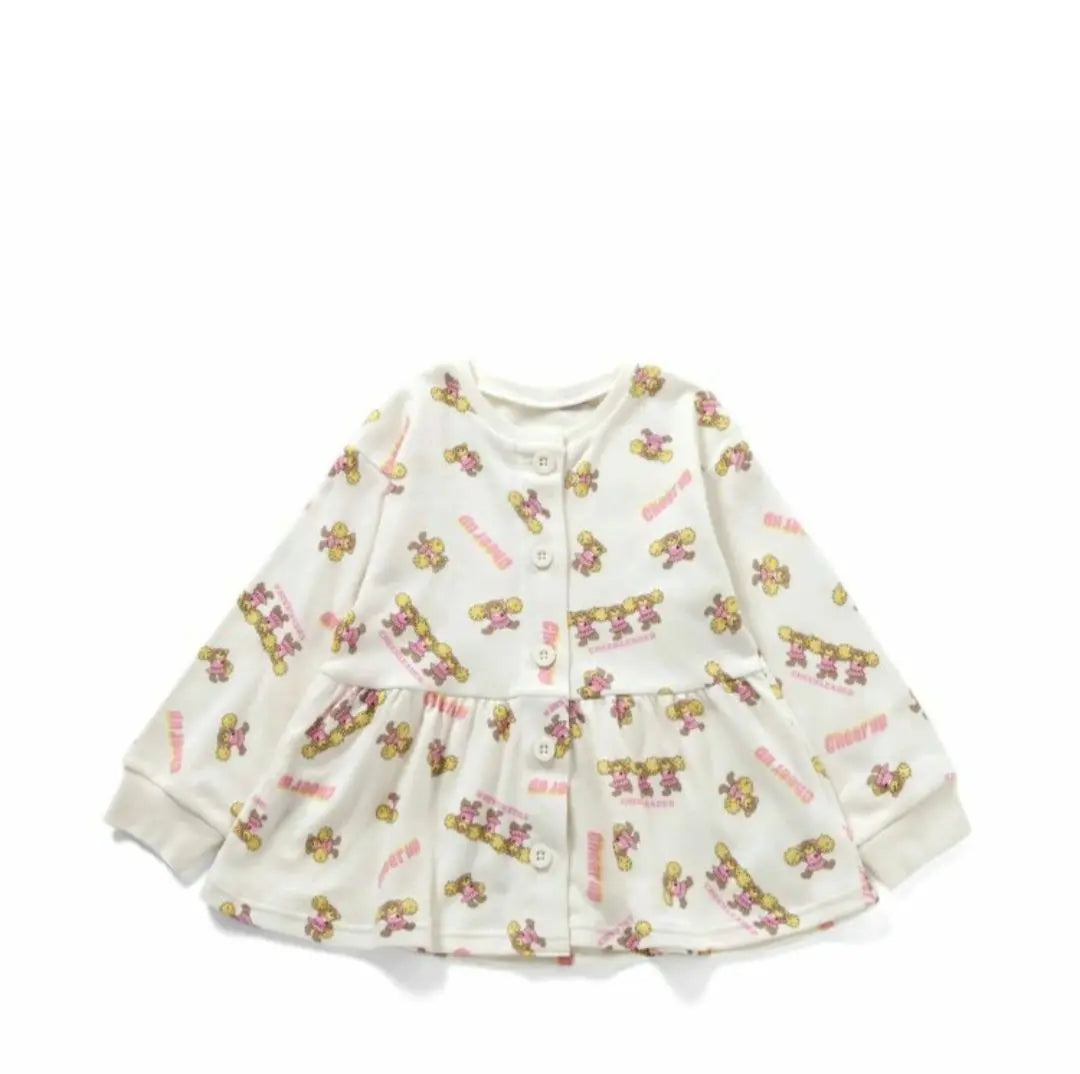 Precio limitado de fin de semana ☆ Nuevo / sin abrir ☆ Pijama Breeze Bear Bear Blanco 80 | 週末限定価格☆新品・未開封☆ブリーズ Cheerベアパジャマ パジャマ 白 80