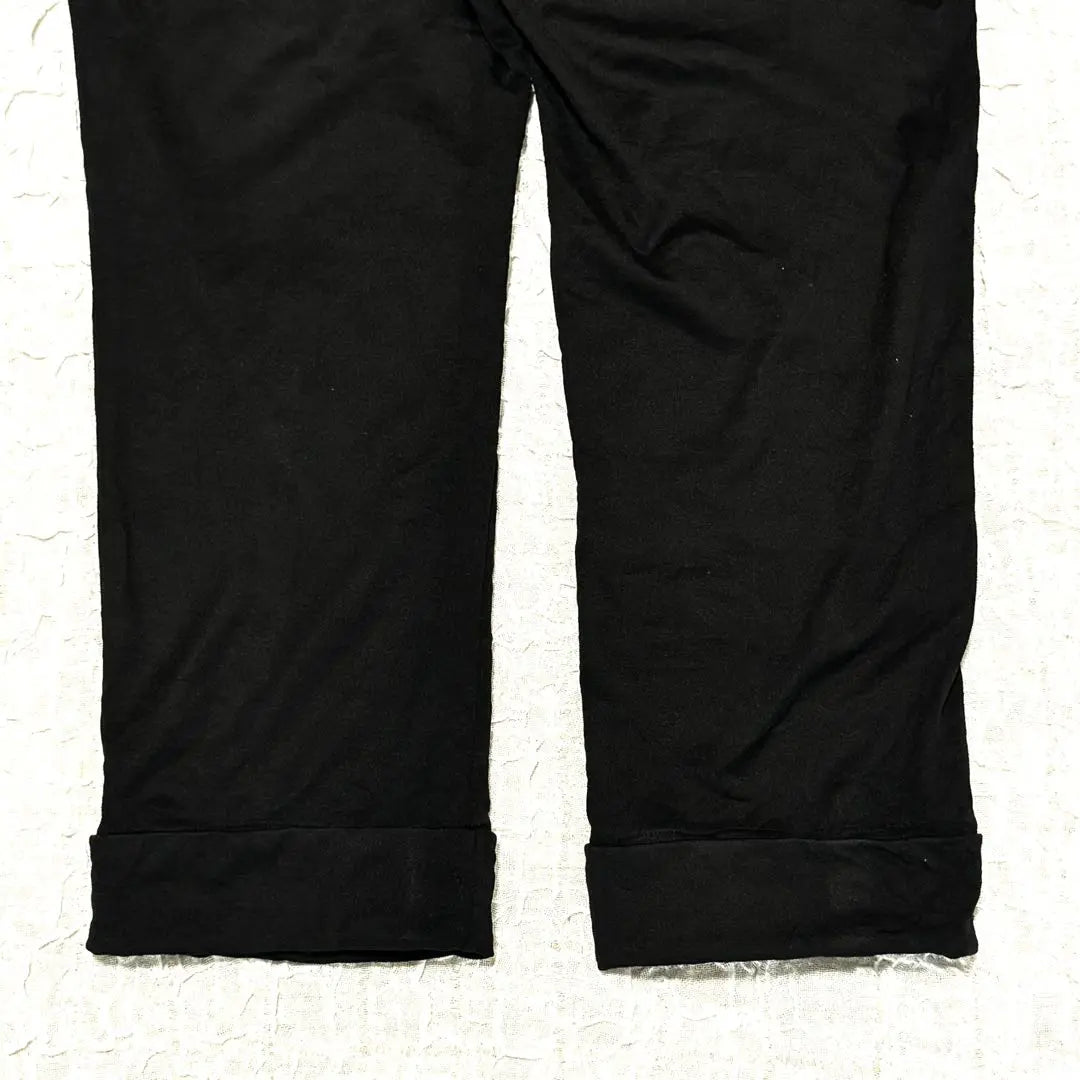 Y's Black Stretch Slacks Size 2 100% Polyester