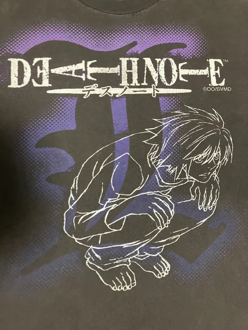 Camiseta vintage de anime Death Note XL súper barata