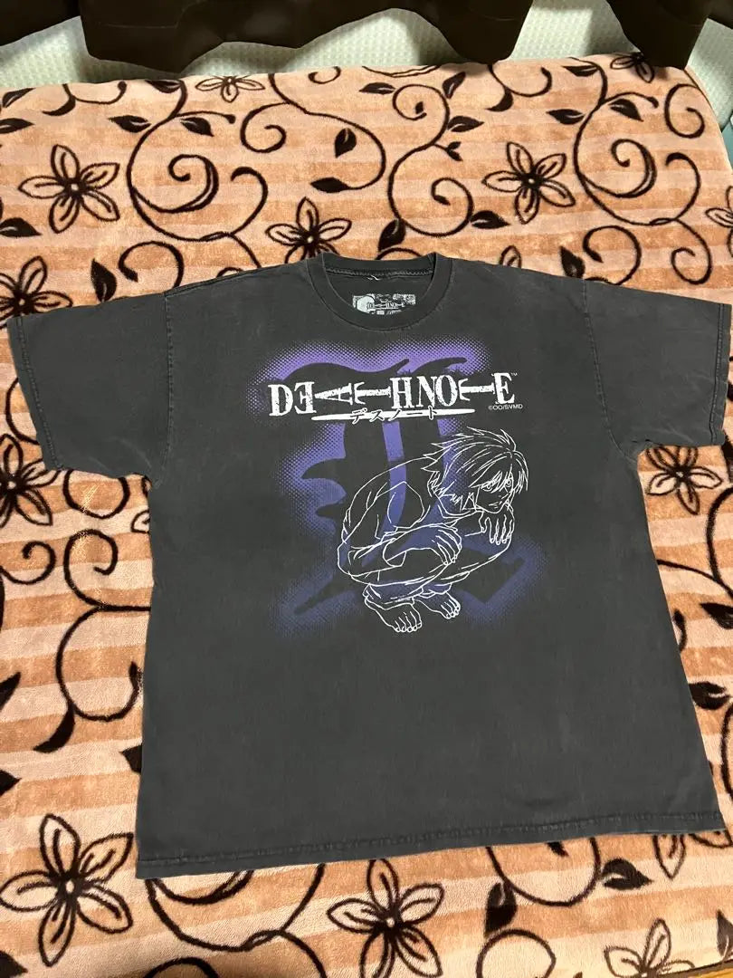 Camiseta vintage de anime Death Note XL súper barata