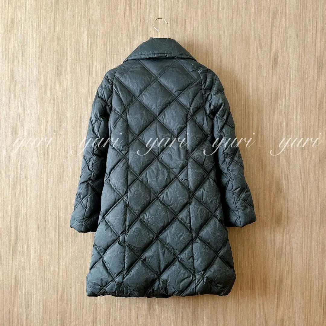 [646] Tatras Emma R-Line Quilted Paisley Long Down Coat