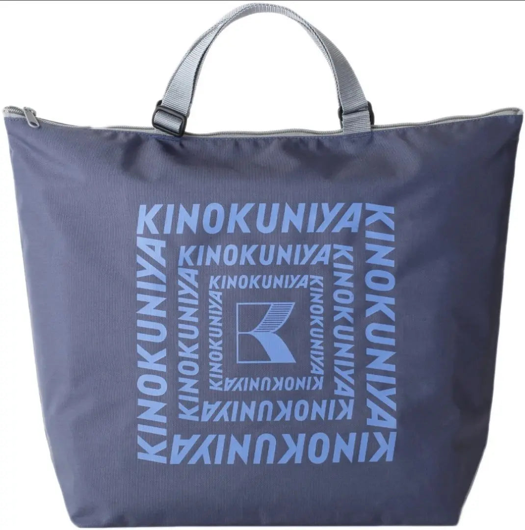 KINOKUNIYA★Large zip-up shoulder strap with adjustable handle