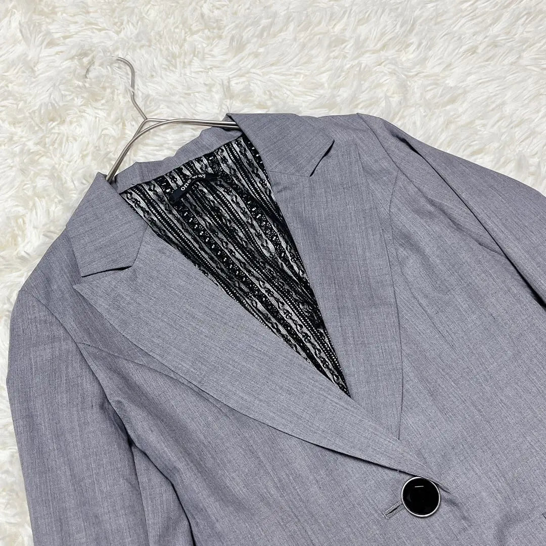 [one way] Tailored jacket (S) single button lace fashionable