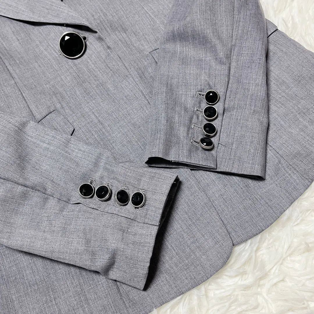 [one way] Tailored jacket (S) single button lace fashionable